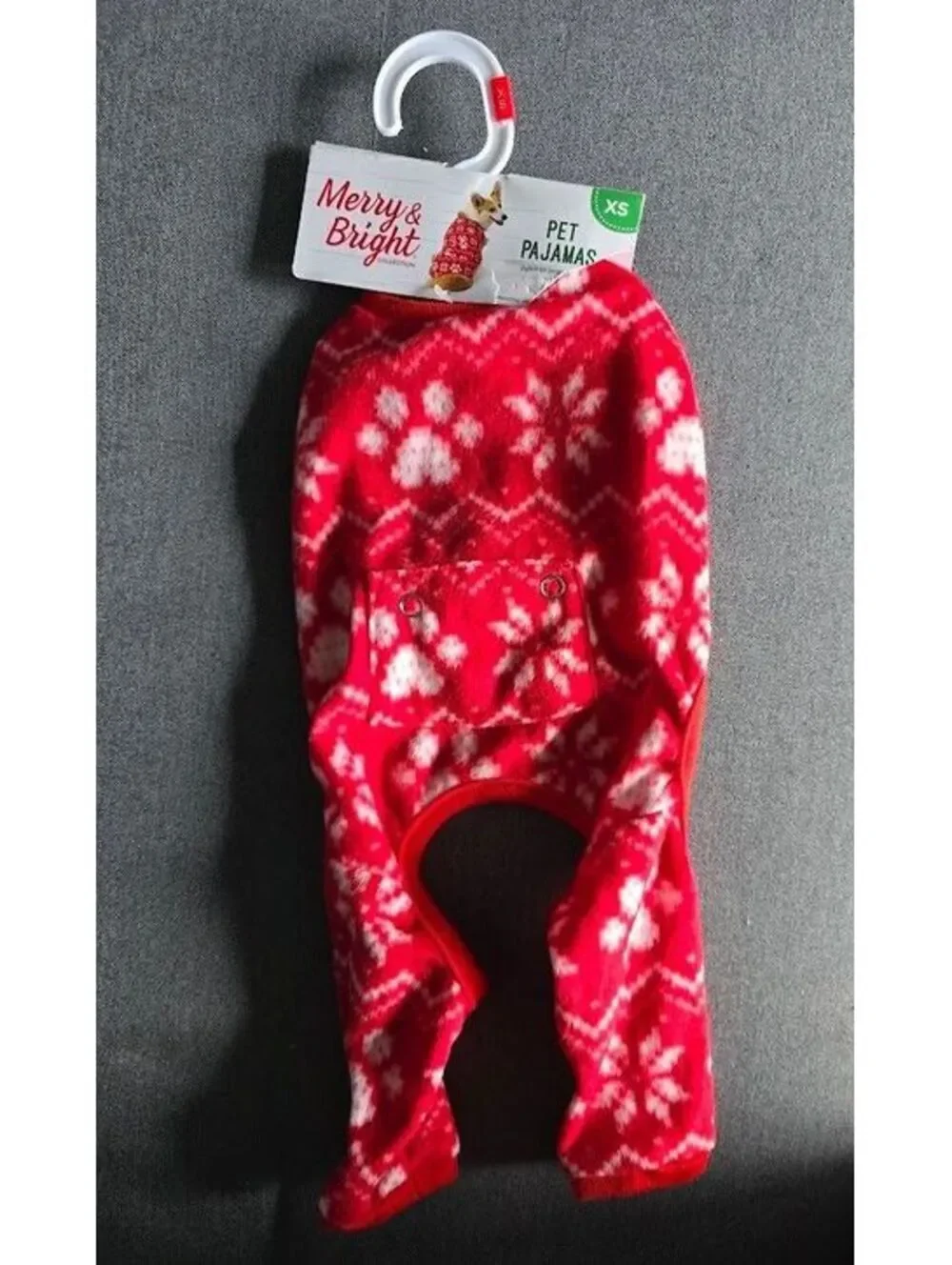 Merry & Bright Pet Pajamas XS